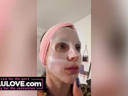 Big boobs babe shares cumshot on tits & fresh fucked pussy closeups after sex, makeup & hair transformation - Lelu Love 12/16