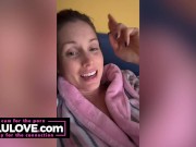 Big boobs babe shares cumshot on tits & fresh fucked pussy closeups after sex, makeup & hair transformation - Lelu Love 3/16