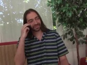 Blonde milf enjoys anal double penetration while her boyfriend is watching 1/16