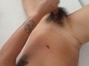 Spider cum before dinner at lake view 12/16