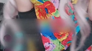 Sexy Desert Dancer Dress on White Cute Legs Smooth Skin