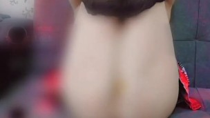 Big Natural Ladyboy Boobs, Self Boobs Palpate and Spanking