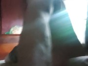 Hot young male pillow humps his morning wood early in the morning 16/16