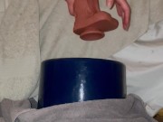 Siena rides huge dildos deep and fast 4/16