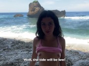 Fucking a stranger with whom we are stuck on a desert island 16/16