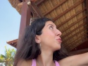 Crazy CUMWALK in Amazing Place Full of People Almost Caught 14/16