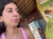 Crazy CUMWALK in Amazing Place Full of People Almost Caught 15/16