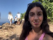 Crazy CUMWALK in Amazing Place Full of People Almost Caught 6/16