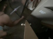 Ebony Couldn’t wait for her new mirror 2/16