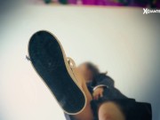 Giantess Girl House Party Feet Crush with Barefoot & Shoes 13/16