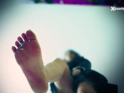 Giantess Girl House Party Feet Crush with Barefoot & Shoes 2/16