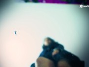 Giantess Girl House Party Feet Crush with Barefoot & Shoes 5/16