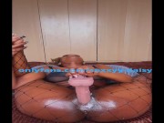 sexy lingerie girl creams and gapes 3/16