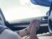 Love rubbing my fat cock at lunch 2/16