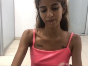 while my parents are not at home, my stepsister is serving my big cock TUflacasex 7/16