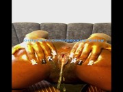 gaping, pussy farts till i squirt 12/16