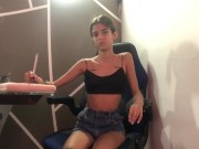 STEP-SISTER WANTS TO HELP HER STEP-BROTHER WITH HIS EROTIC PROBLEMS - TUflacasex 2/16