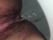Hairy pussy mommy taking a piss 5/16