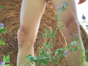 Farmer Jerks Off While Haying 7/16