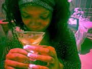 Drinking daddy’s juices in public OF@dirtymoufpiece 7/16