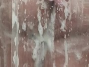 Got caught Washing my big ass in the shower by my neighbor 14/16