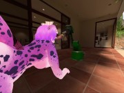 Furry Girl Gets Fucked by a Machine 15/16