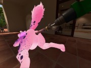 Furry Girl Gets Fucked by a Machine 5/16