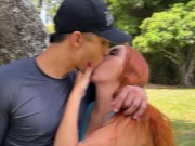 Afternoon of exercise ends in an outdoor fuck with a stranger - Andrea Castro & Milan Rodriguez 1/16