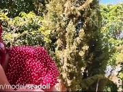 Your little stepsister seduces the neighbors in the garden 💦 4/16