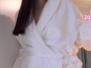 【囁きASMR】変態彼女の汗だくアナル丸見え淫語オナニー【日本人】素人 巨乳 下着 バスローブ 個人撮影  自撮り アナル ディルド 主観 Japanese Hentai Asian POV 3/16