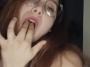 playing with my tits. i want you to finish on them. 14/16