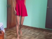 namorada NOVINHA magra de 18 anos depois da festa 2/16