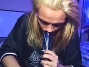 Blonde Taking Bong Rips 12/16