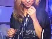 Blonde Taking Bong Rips 4/16