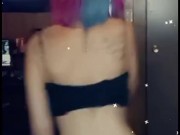 Smoking While Twerking & Shaking Ass With Butt Plug Tail 6/16