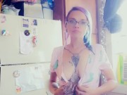 Titty Tease While I Put Dishes Away 16/16