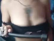 Cat Girl Teases With Butt Plug Tail 9/16