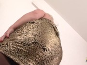 Blonde mature enjoys fucking with her lover's big black cock 1/16