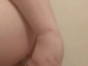 Anal fun time with Crystal dildo 4/16