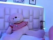 Hairy pussy anime girl fucks her pussy like the slut she is while recording a video for her fans 3/16