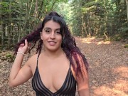 A stranger in the forest fucks me in his camper!! 2/16