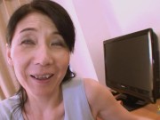 Japanese brunette Chiduru Tamiya with hairy pussy left with a massive creampie 2/16