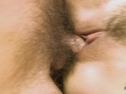 Her hairy Japanese cunt gets hammered and left with a pulsating creampie 10/16