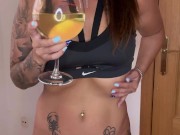 😏After Gym, I Drink A Glass Of HOT Piss 15/16