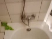 Playing in the bathroom 12/16