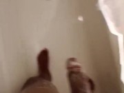 Playing in the bathroom 3/16