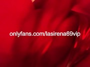LaSirena69 loves to aggressively rub her pussy under the red light!! 16/16