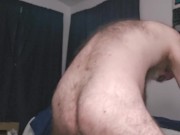 My hard cock Stroking, thrusting, cumming. 2/16