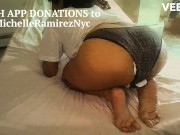 BROWN EBONY MIDGET COSPLAY T SHIRT PANTYS SHOW HER OFF SOLO FEMALE 6/16