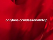 Naughty LaSirena69 relentlessly rubbing her pussy in the redlight! 9/16